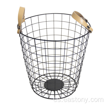 Diseño de lujo de alambre de metal Bin Storage Basket Home